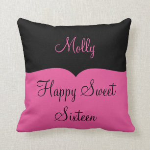 Girls Happy Sweet Sixteen Cushion