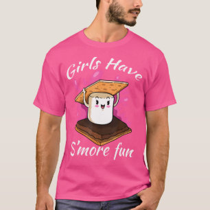 Girls Have Smore Fun Funny Camping Trip Camper Wom T-Shirt