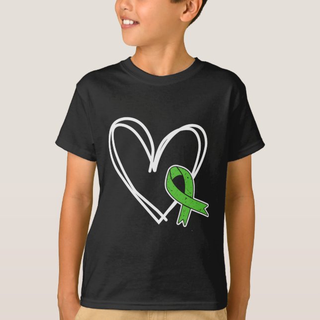 Girls Heart Mental Health Problems Awareness Toddl T-Shirt (Front)