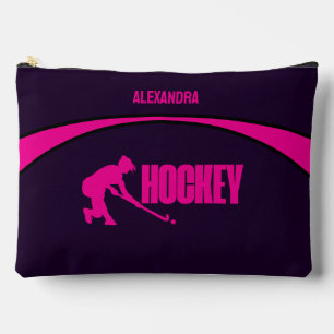 Girls Hockey Birthday Party, Hockey Player Gifts  Accessory Pouch