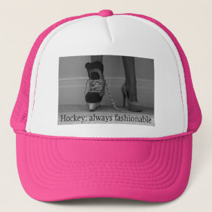 Girls Hockey is always Fashionable Trucker Hat