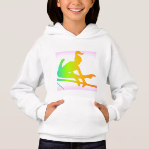 Girls hoodie gymnastics sweatshirt