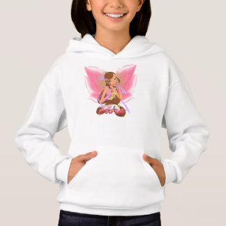 Girls' Hoodie. Pink. With Flora Winx