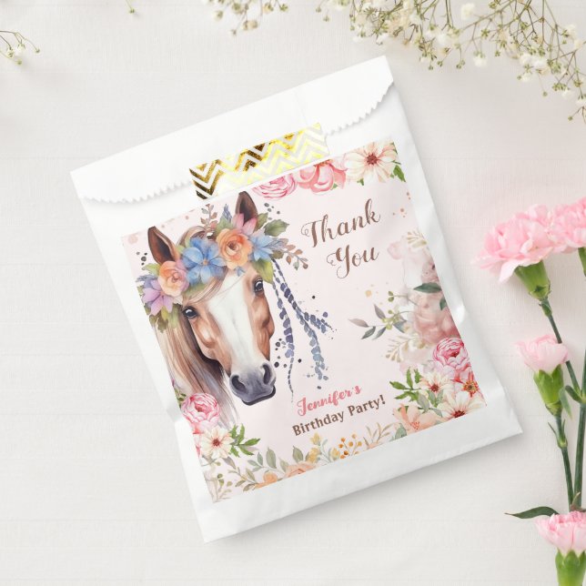 Girls  Horse Birthday Party Girls Favour Bags (Sealed)