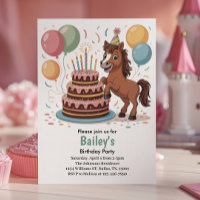 Girls Horse Birthday Party