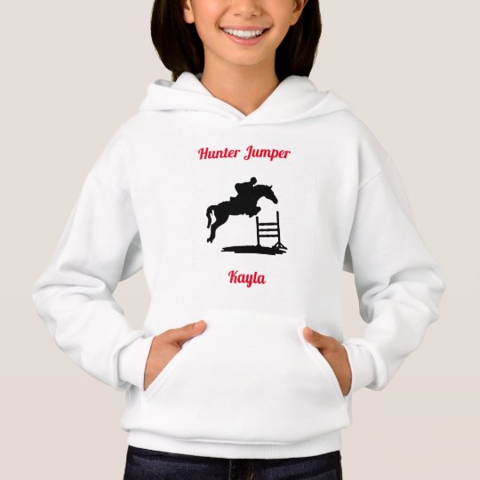 girls horse hoodie