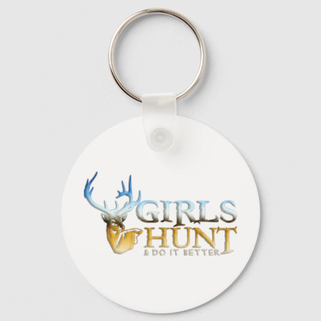 GIRLS HUNT DEER KEY RING (Front)