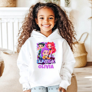 Girls Huntrix Hoodie, Kids Kpop Hoodie