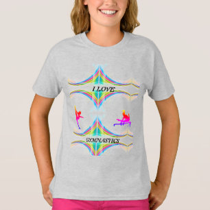 Girls I Love GYMNASTICS T-SHIRT