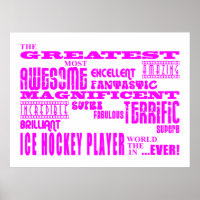 Girls Ice Hockey : Pink Greatest Ice Hockey Player
