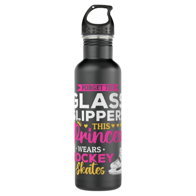 Girls Ice Hockey Princess Premium  710 Ml Water Bottle (Front)
