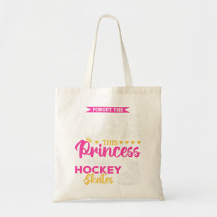 Girls Ice Hockey Princess Premium  Tote Bag