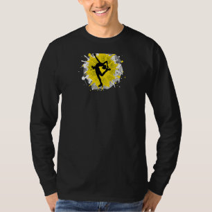 Girls Ice Skating Skater Motivational Ice Dancer F T-Shirt