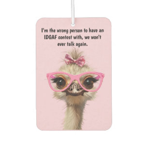 GIRL'S IDGAF CAR AIR FRESHENER
