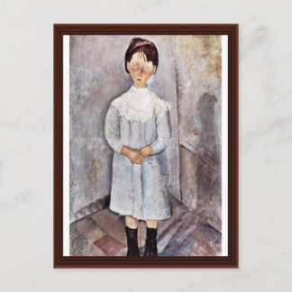 Girls In Blue By Modigliani Amedeo Postcard
