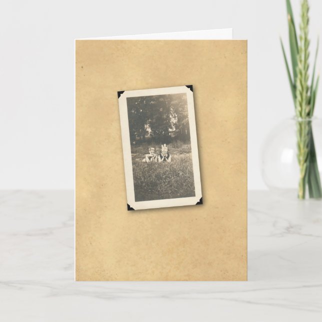 GIRLS IN GRASS 2 CARD (Front)