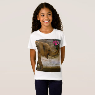 Girl's Jungle Elephant Tshirt