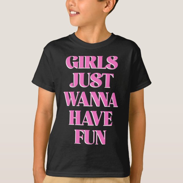 Girls Just W Have Fun Long Sleeve  T-Shirt (Front)