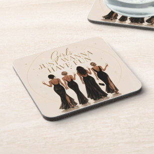 Girls Just Wanna Have Fun Bachelorette Coaster