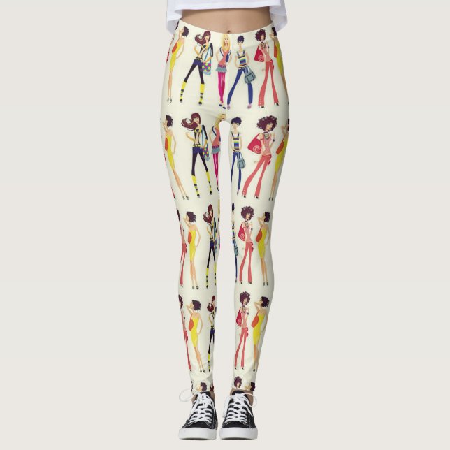 **GIRLS JUST WANNA HAVE FUN** LEGGINGS (Front)