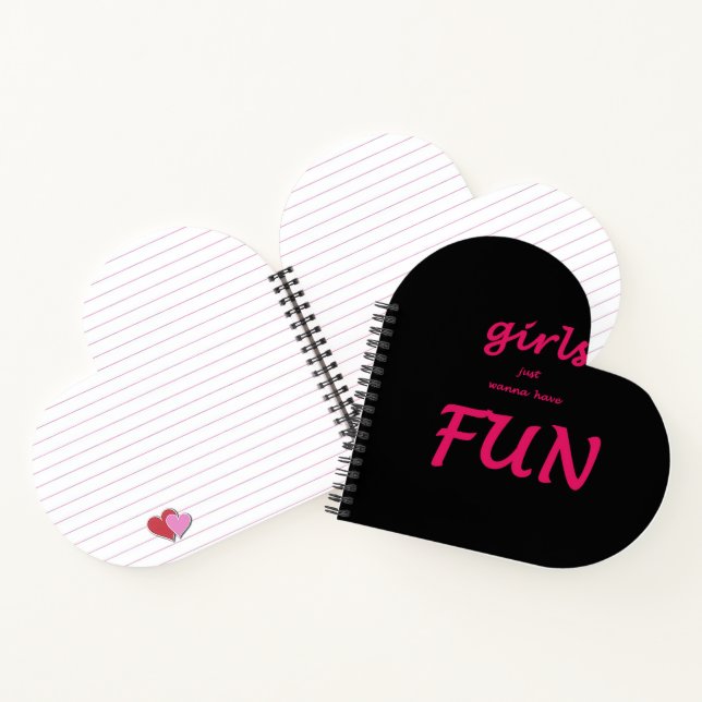 girls just wanna have fun notebook (Inside)