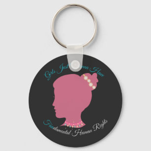 Girls Just Wanna Have Fundamental Human Rights Key Ring