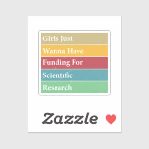 Girls Just Wanna Have Funding For Scientific Resea