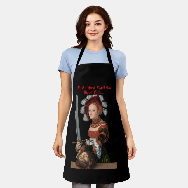 Girls Just Want To Have Fun Apron (Worn)