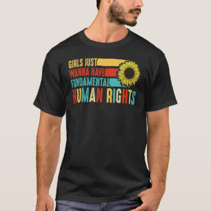 Girls Just Want to Have Fundamental Rights Vintage T-Shirt