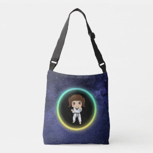 Girls Karate Galaxy  Crossbody Bag