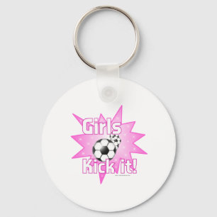 Girls Kick it Key Ring