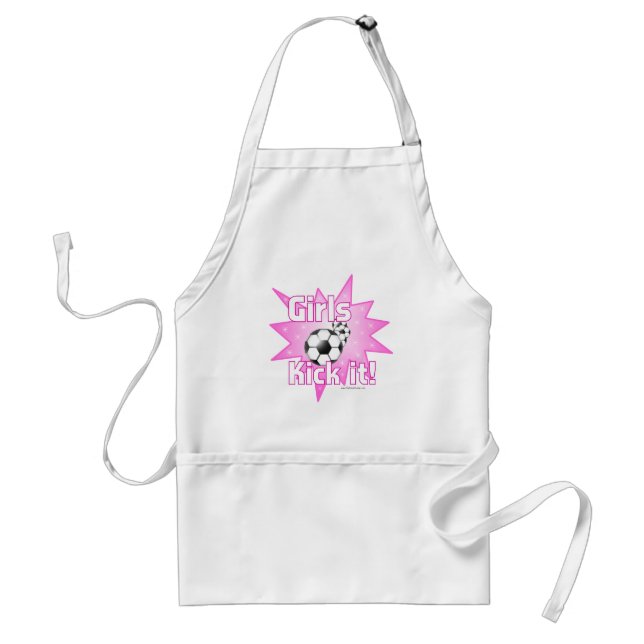 Girls Kick it Standard Apron (Front)
