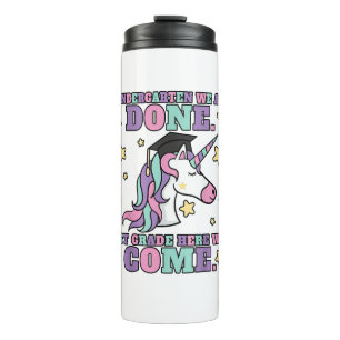 Girls Kindergarten Graduation Magical Unicorn T-Sh Thermal Tumbler