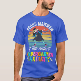 Girls Kindergarten Graduation Proud Mawmaw Dabbing T-Shirt