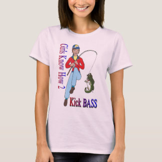 Girls Know How 2 Kick Bass T-Shirt