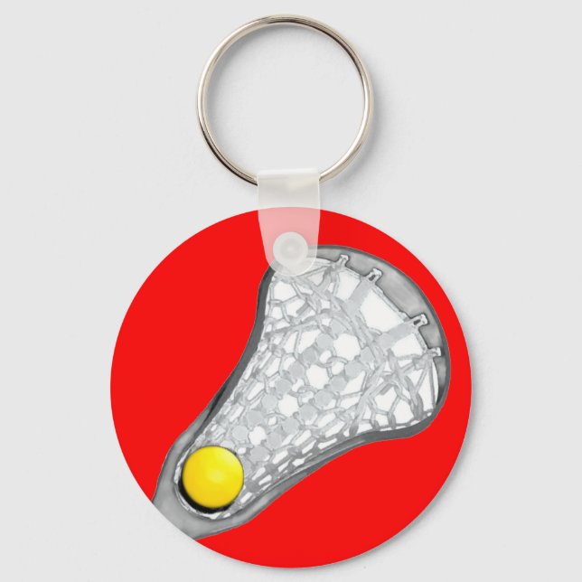Girls Lacrosse Gift Key Ring (Front)