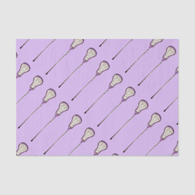 Girls Lacrosse Gift Tissue Paper (Front)