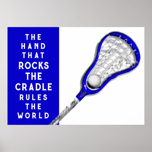 Girls Lacrosse Poster (Front)