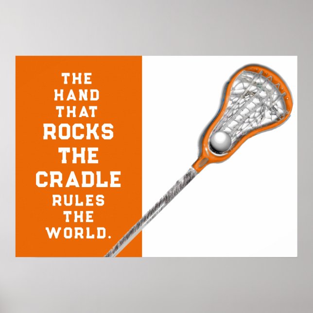 Girls Lacrosse Poster (Front)