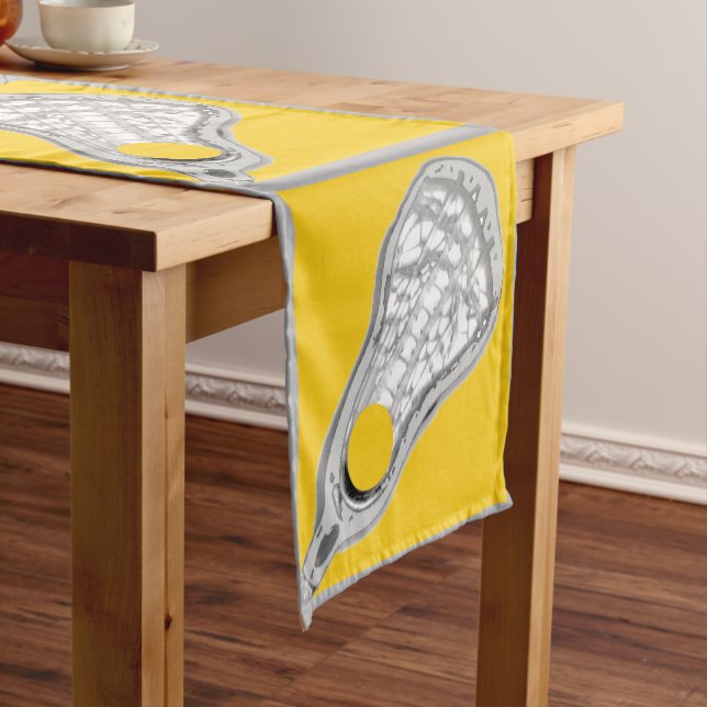 Girls Lacrosse Short Table Runner (In Situ)