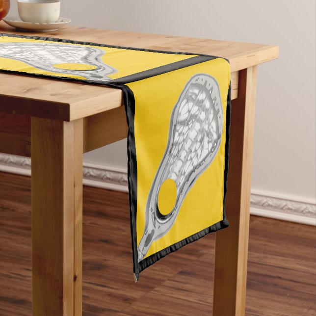 Girls Lacrosse Short Table Runner (In Situ)