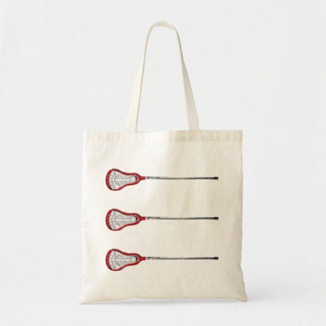 Girls Lacrosse Tote Bag (Front)
