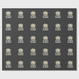 Girls Like Witches Halloween Bat Design_1 Wrapping Paper