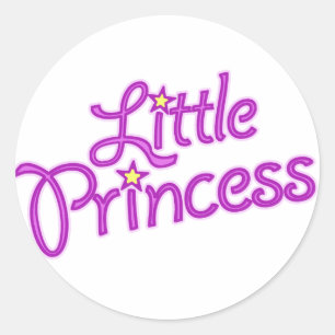 Girls little princess graphic text stickers