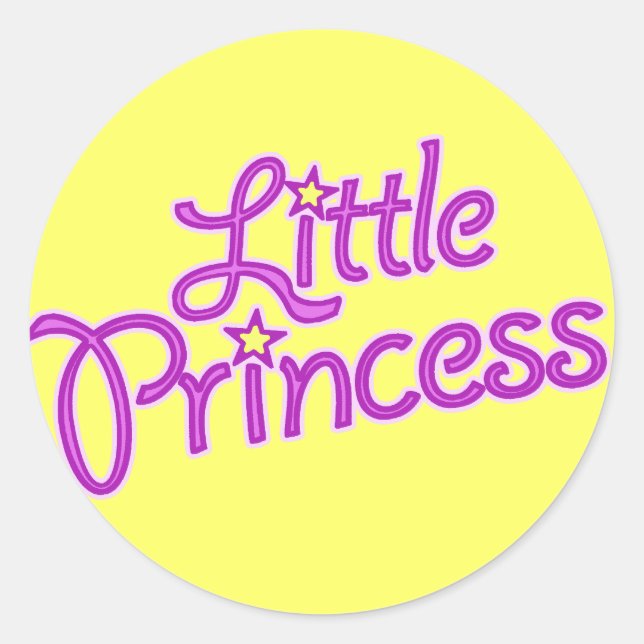 girls little princess stickers (Front)
