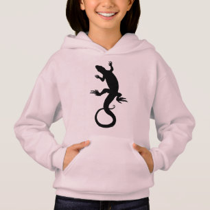 Girl's Lizard Sweatshirt Reptile Art Kids Hoodie