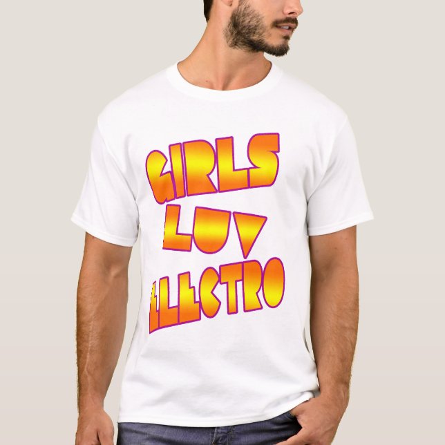 Girls love Electro- 80s dance Club girls shirt (Front)