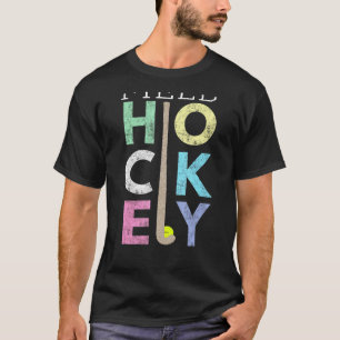 Girls Love Field Hockey Best Fun Graphic T-Shirt