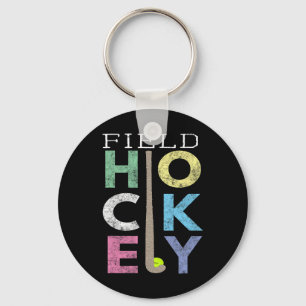 Girls Love Field Hockey Fun Birthday Gift Product  Key Ring