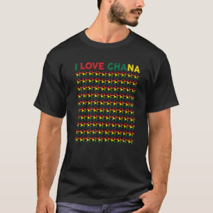 Girls Love Ghana Soccer Balls Kids Toddler Ghanaia T-Shirt